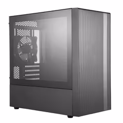 Cooler Master MasterBox NR400, Mini Tower, PC, Noir, micro ATX, Mini-ITX, Plastique, Acier, Jouer