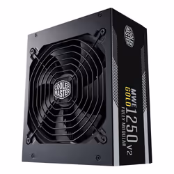 Cooler Master MWE Gold 1250 - V2 Full Modular, 1250 W, 90 - 264 V, 47 - 63 Hz, 7 - 15 A, Actif, 120 W