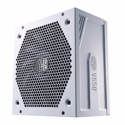 Cooler Master V550 Gold-V2 White Edition, 550 W, 100 - 240 V, 50 - 60 Hz, 8 - 4 A, Actif, 130 W