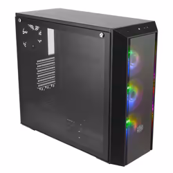 Cooler Master MasterBox Pro 5 ARGB, Midi Tower, PC, Noir, ATX, EATX, micro ATX, Mini-ITX, SSI CEB, Plastique, Acier, Verre tr ...