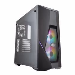 Cooler Master MasterBox K500 ARGB, Midi Tower, PC, Noir, ATX, micro ATX, Mini-ITX, Plastique, Acier, Verre trempé, Multicolor ...
