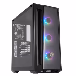 Cooler Master MasterBox MB520 ARGB, Midi Tower, PC, Noir, ATX, EATX, micro ATX, Mini-ITX, SSI CEB, Plastique, Acier, Verre tr ...