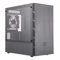 Cooler Master MasterBox MB400L, Mini Tower, PC, Noir, micro ATX, Mini-ITX, Plastique, Acier, 16,6 cm