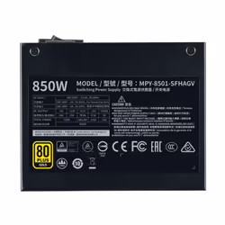 Cooler Master V850 SFX Gold unité d'alimentation d'énergie 850 W 24-pin ATX Noir