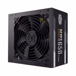 Cooler Master MWE 650 Bronze 230V V2, 650 W, 220 - 240 V, 50 - 60 Hz, 5 A, Actif, 120 W