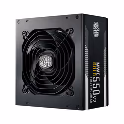Cooler Master MWE Gold 550 - V2 Full Modular, 550 W, 90 -264 V, 47 - 63 Hz, 4 - 8 A, 100 W, 549,6 W