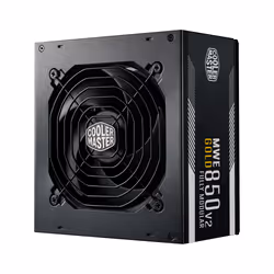 Cooler Master MWE Gold 850 - V2 Full Modular, 850 W, 90 -264 V, 47 - 63 Hz, 6 - 12 A, Actif, 100 W