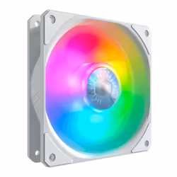 Cooler Master SickleFlow 120 ARGB White Edition 3 In 1, Ventilateur, 12 cm, 650 tr/min, 1800 tr/min, 27 dB, 62 cfm