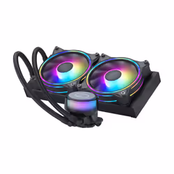 Cooler Master MasterLiquid ML240 Illusion, Refroidisseur de liquide tout-en-un, 47,2 cfm, Noir
