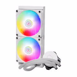 Cooler Master MasterLiquid ML240L ARGB White Edition V2 Processeur Kit de refroidissement du liquide 12 cm Blanc