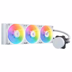 Cooler Master MasterLiquid ML360L ARGB White Edition V2, Kit de refroidissement du liquide, 12 cm, 650 tr/min, 1800 tr/min, 2 ...