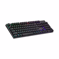 Cooler Master Peripherals SK653, Taille réelle (100 %), Bluetooth, Clavier mécanique, QWERTY, LED RGB, Noir, Gris