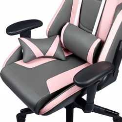 Cooler Master Gaming Caliber R1S Rose Fauteuil de gaming Siège rembourré Gris, Rose - Vue supplémentaire 10
