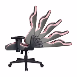 Cooler Master Gaming Caliber R1S Rose Fauteuil de gaming Siège rembourré Gris, Rose - Vue supplémentaire 6