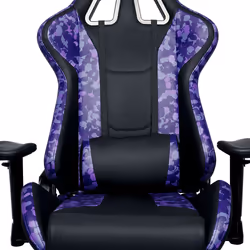 Cooler Master Gaming Caliber R1S CAMO Fauteuil de gaming Siège rembourré Noir, Violet - Vue supplémentaire 15