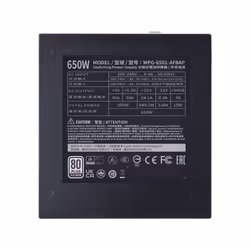 Cooler Master XG650 Platinum unité d'alimentation d'énergie 650 W 24-pin ATX ATX Noir