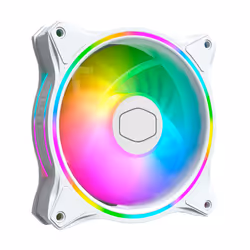 Cooler Master MasterFan MF120 Halo 3in1 White Edition, Ventilateur, 12 cm, 650 tr/min, 1800 tr/min, 47,2 cfm, Blanc