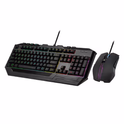 Cooler Master Peripherals DEVASTATOR 3 RGB, Avec fil, USB, Clavier à membrane, QWERTZ, LED RGB, Noir