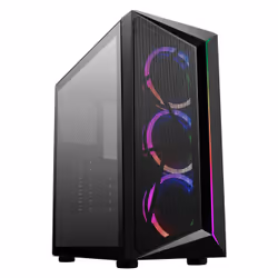 Cooler Master CMP 510, Midi Tower, PC, Noir, ATX, micro ATX, Mini-ITX, Plastique, Acier, Verre trempé, Multicolore