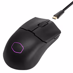 Cooler Master Peripherals MM712, Ambidextre, Optique, RF Wireless + Bluetooth + USB Type-A, 19000 DPI, Noir