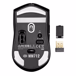 Cooler Master Peripherals MM712 souris Ambidextre RF Wireless + Bluetooth + USB Type-A Optique 19000 DPI - Vue supplémentaire 7