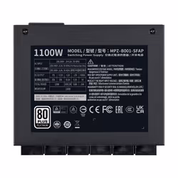 Cooler Master V SFX Platinum 1100 unité d'alimentation d'énergie 1100 W 24-pin ATX Noir - Vue supplémentaire 5