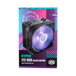 Cooler Master Hyper 212 RGB Black Edition w/LGA1700 Processeur Refroidisseur 12 cm Noir - Vue supplémentaire 8