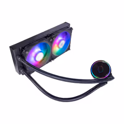 Cooler Master MasterLiquid PL240 Flux Processeur Liquid cooling kit 12 cm Noir