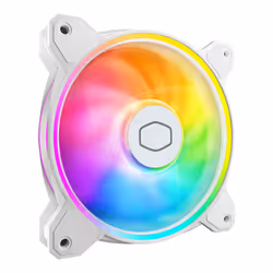 Cooler Master MasterFan MF120 HALO² White Edition, Ventilateur, 12 cm, 2050 tr/min, 27 dB, 51,88 cfm, Blanc