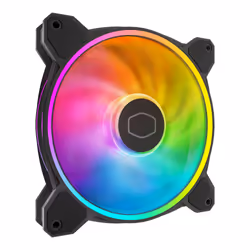 Cooler Master MasterFan MF140 HALO², Ventilateur, 14 cm, 1600 tr/min, 27 dB, 59,51 cfm, Noir