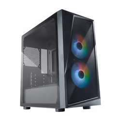 Cooler Master CMP 320, Mini Tower, PC, Noir, micro ATX, Mini-ITX, Plastique, Acier, Verre trempé, Multicolore