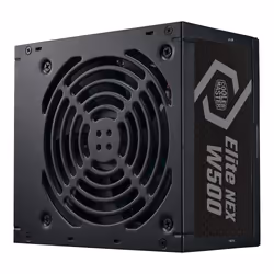 Cooler Master Elite NEX White 230V 500, 500 W, 200 - 240 V, 50 - 60 Hz, 4 A, Actif, 100 W