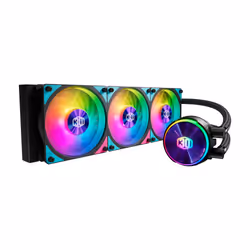 Cooler Master MasterLiquid PL360 Flux 30th Anniversary Edition, Kit de refroidissement du liquide, 12 cm, 2400 tr/min, 30 dB, ...