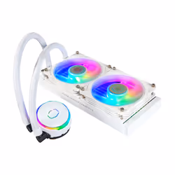 Cooler Master MasterLiquid PL240 Flux White Edition Boitier PC Liquid cooling kit 12 cm Blanc