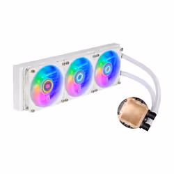 Cooler Master MasterLiquid PL360 Flux White Edition Boitier PC Liquid cooling kit 12 cm Blanc