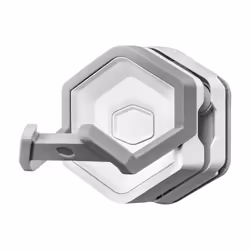 Cooler Master GEM, Universel, Montage en surface, Plastique, Silicone, Acier, Blanc, 2 kg, 84 mm