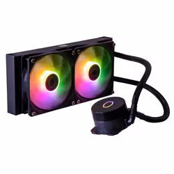 Cooler Master MasterLiquid 240L Core ARGB, Kit de refroidissement du liquide, 12 cm, 650 tr/min, 1750 tr/min, 27,2 dB, 71,93 ...