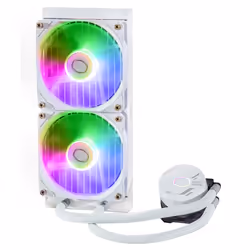 Cooler Master MasterLiquid 240L Core ARGB White Processeur Kit de refroidissement du liquide 12 cm Blanc - Vue supplémentaire 4