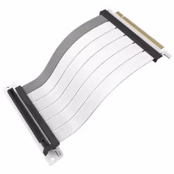 Cooler Master MCA-U002R-WPCI40-300, PCIe x16 - PCIe x16, Mâle/Femelle, 1 pièce(s), PCIe 4.0, Blanc, Polyéthylène (PE), Élasto ...