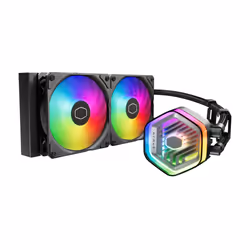Cooler Master MasterLiquid 240 ATMOS, Liquid cooling kit, 12 cm, 690 tr/min, 2500 tr/min, 27,2 dB, 70,7 cfm