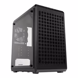 Cooler Master Q300L V2, Mini Tower, PC, Noir, Transparent, micro ATX, Mini-ITX, Plastique, Acier, Verre trempé, 15,9 cm