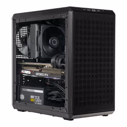 Cooler Master Q300L V2 Mini Tower Noir, Transparent - Vue supplémentaire 7