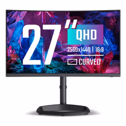 Cooler Master Gaming GM27QP, 68,6 cm (27"), 2560 x 1440 pixels, Quad HD, 1 ms, Noir
