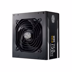 Cooler Master MWE Gold 750 V2 ATX 3.1, 750 W, 100 - 240 V, 50/60 Hz, 10 - 5 A, Actif, 100 W