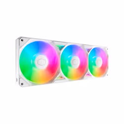 Cooler Master SickleFlow Edge 360 ARGB White edition, Ventilateur, 12 cm, 690 tr/min, 2500 tr/min, 322,8 m³/h, Blanc