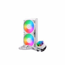 Cooler Master MasterLiquid 240 Core II White, Kit de refroidissement du liquide, 12 cm, 650 tr/min, 1750 tr/min, 30 sone, 120 ...