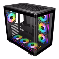 Cooler Master Elite 600 Midi Tower Noir, Transparent - Vue supplémentaire 3