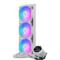 Cooler Master MasterLiquid Core Nex Digital Processeur Kit de refroidissement du liquide 12 cm Blanc
