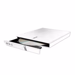 ASUS SDRW-08D2S-U LITE, Blanc, Plateau, Verticale/Horizontale, DVD±R/RW, USB 2.0, 1 Mo