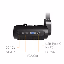 AVer F50+ caméra de documents Noir 25,4 / 3,2 mm (1 / 3.2") CMOS USB 2.0 - Vue supplémentaire 7